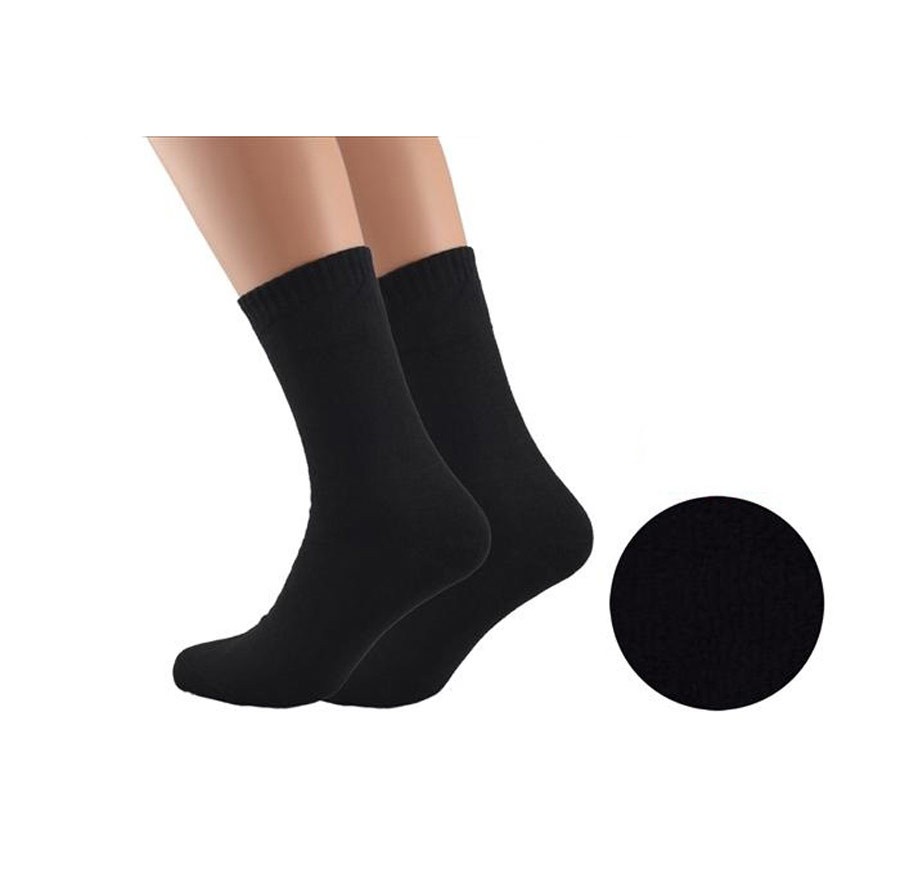 Ανδρικές κάλτσες βαμβακερές μαύρες