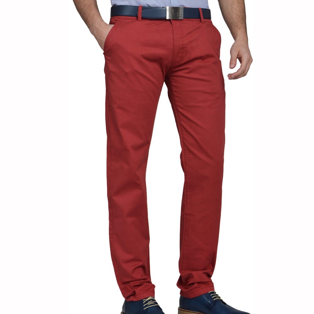 Ανδρικό κόκκινο παντελόνι chinos