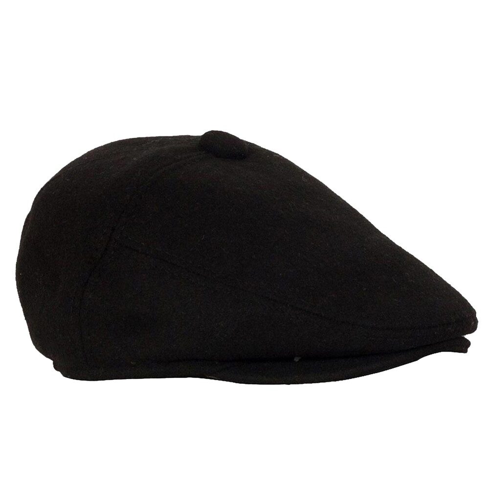 Ανδρικό καπέλο τραγιάσκα μαύρο