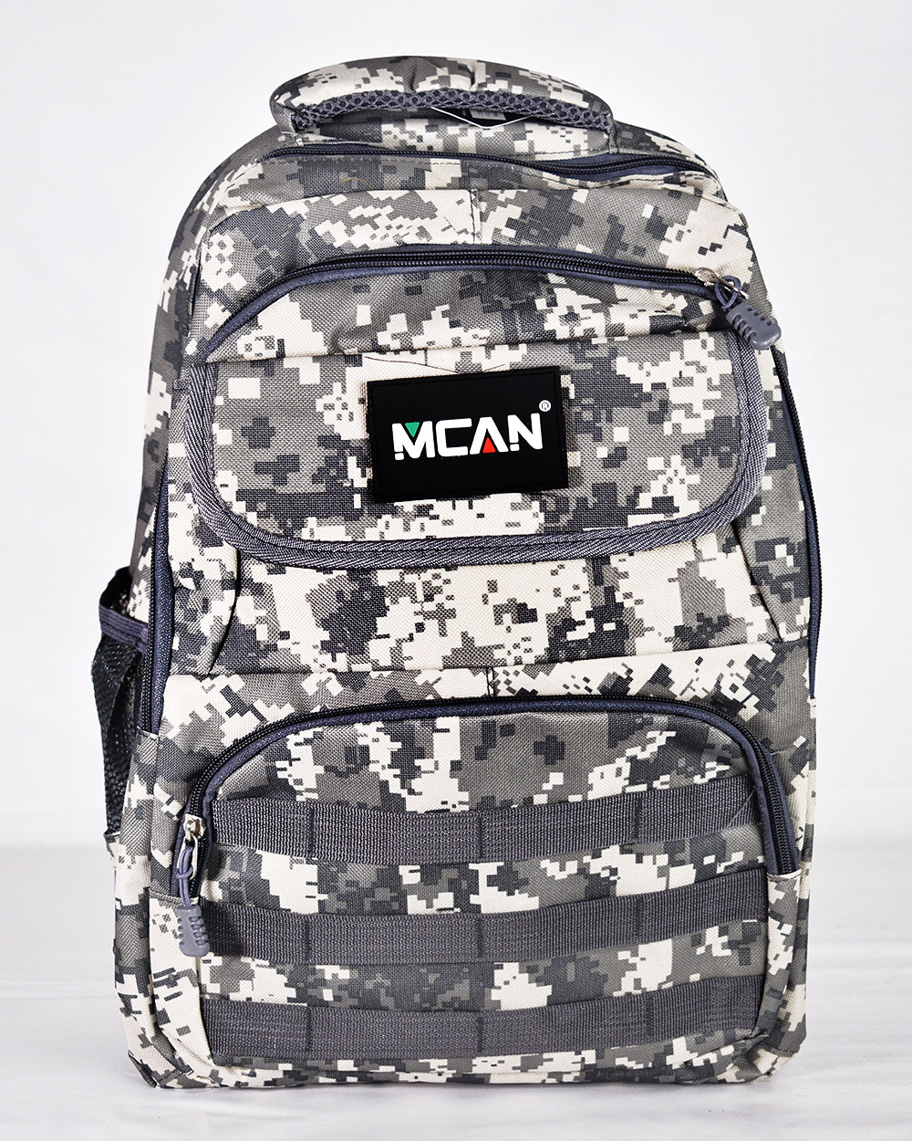 MCAN Ανδρική στρατιωτική τσάντα πλάτης γκρι παραλλαγής 45cmx30xm